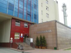 Oddział Onkologii Szpitala Specjalistycznego im. J. Śniadeckiego w Nowym Sączu.