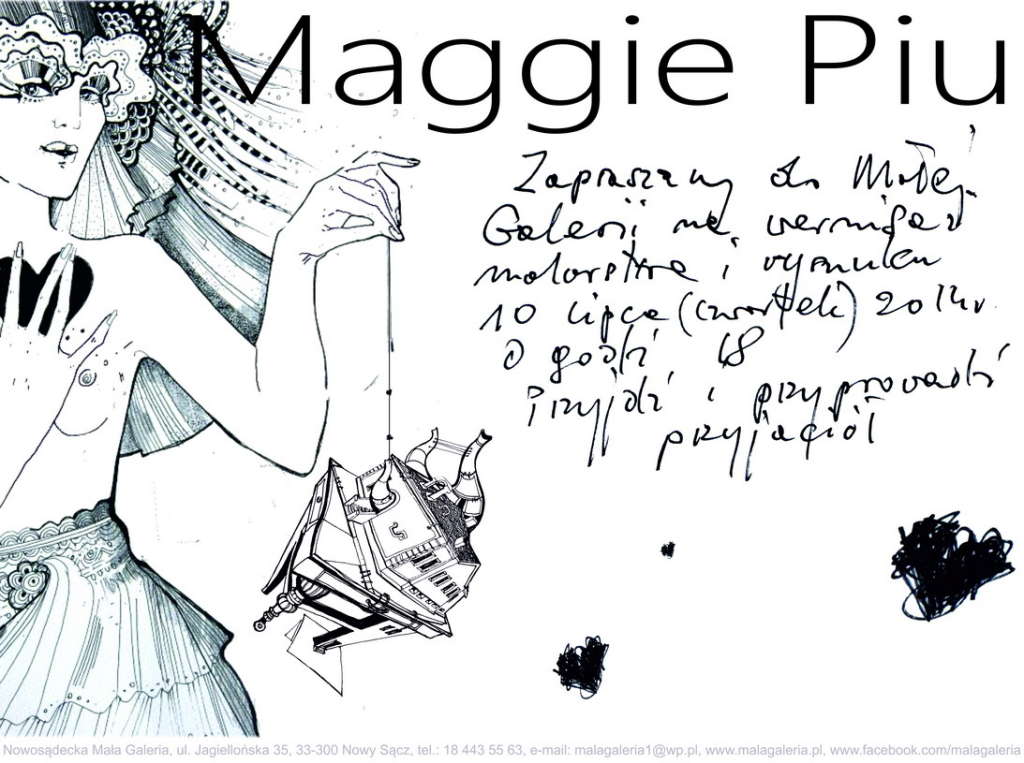 Maggie Piu wystawa w Nowym Sączu