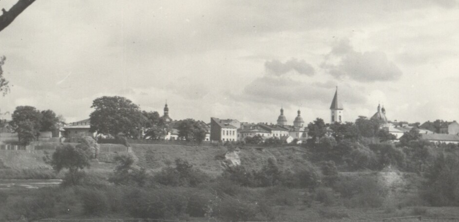 panorama Nowego Sącza z 1947 roku