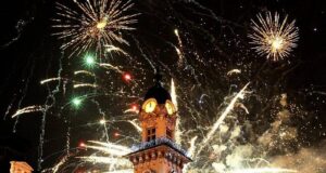 Powitanie 2015 roku na rynku