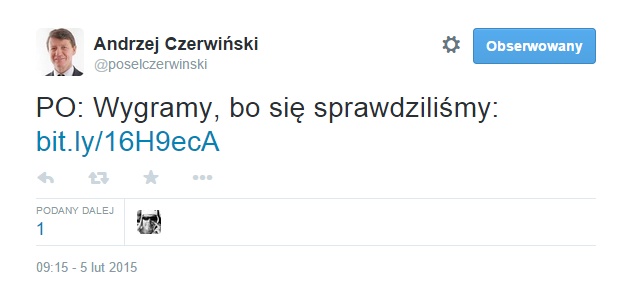 sądeccy politycy Andrzej Czerwiński
