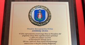 Życzenia z Nowego Sącza dla Prezydenta RP Andrzeja Dudy