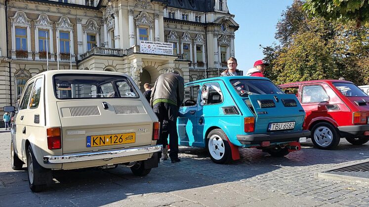 Youngtimer Nowy Sącz, rynek 2015