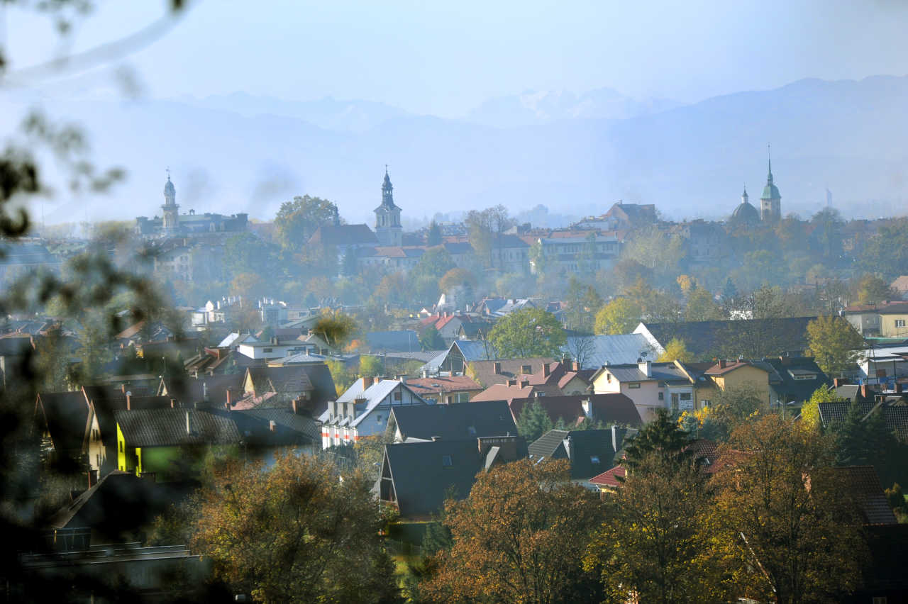 panorama Nowego Sącza