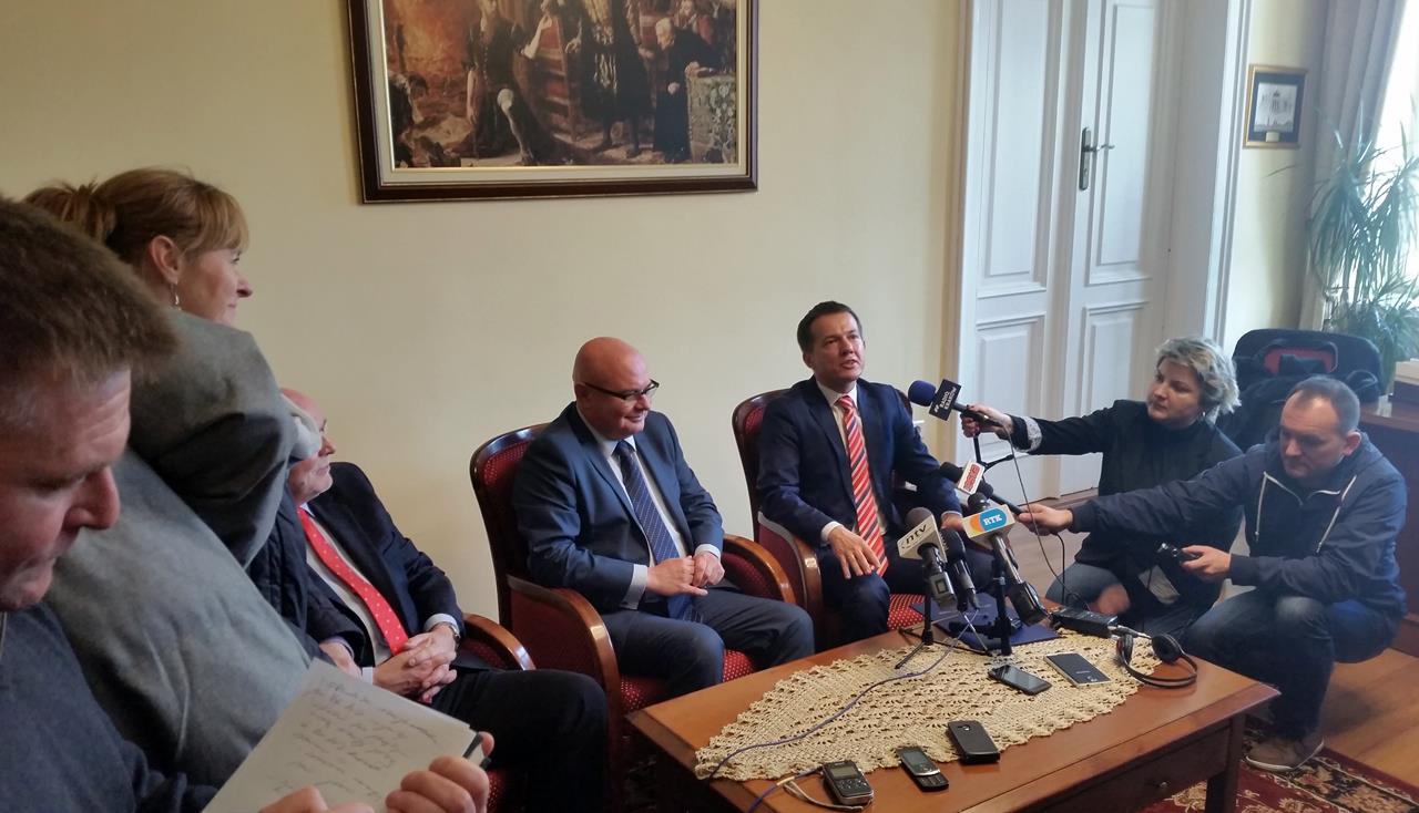 Wojciech Piech pierwszy briefing jako wiceprezydent