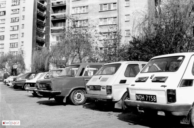 parking na osiedlu Millenium w Nowym Sączu, lata dziewięćdziesiąte