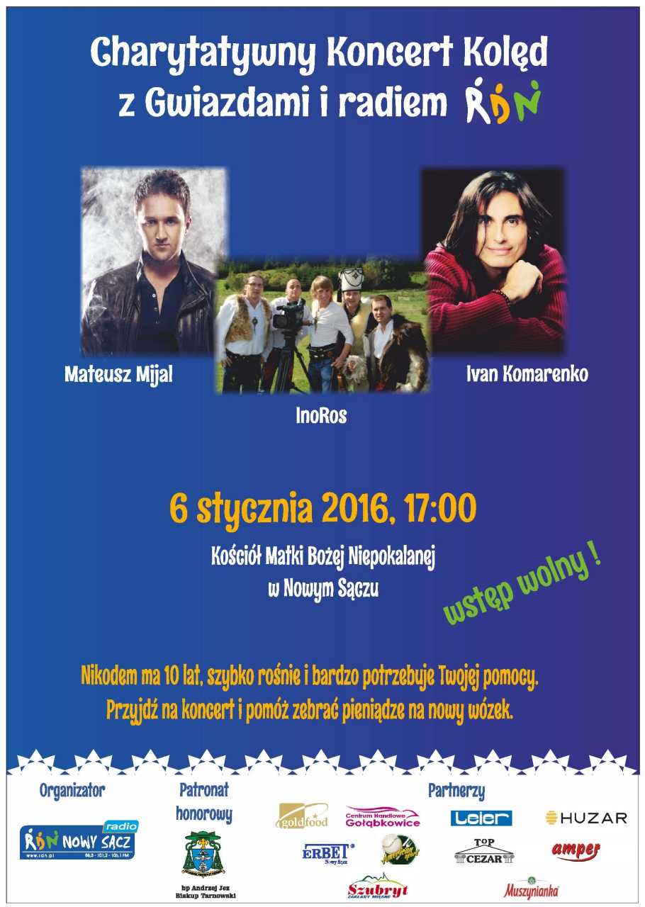 koncert kolęd RDN Nowy Sącz