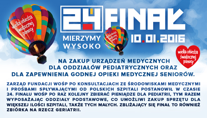 WOŚP 24 finał w Nowym Sączu