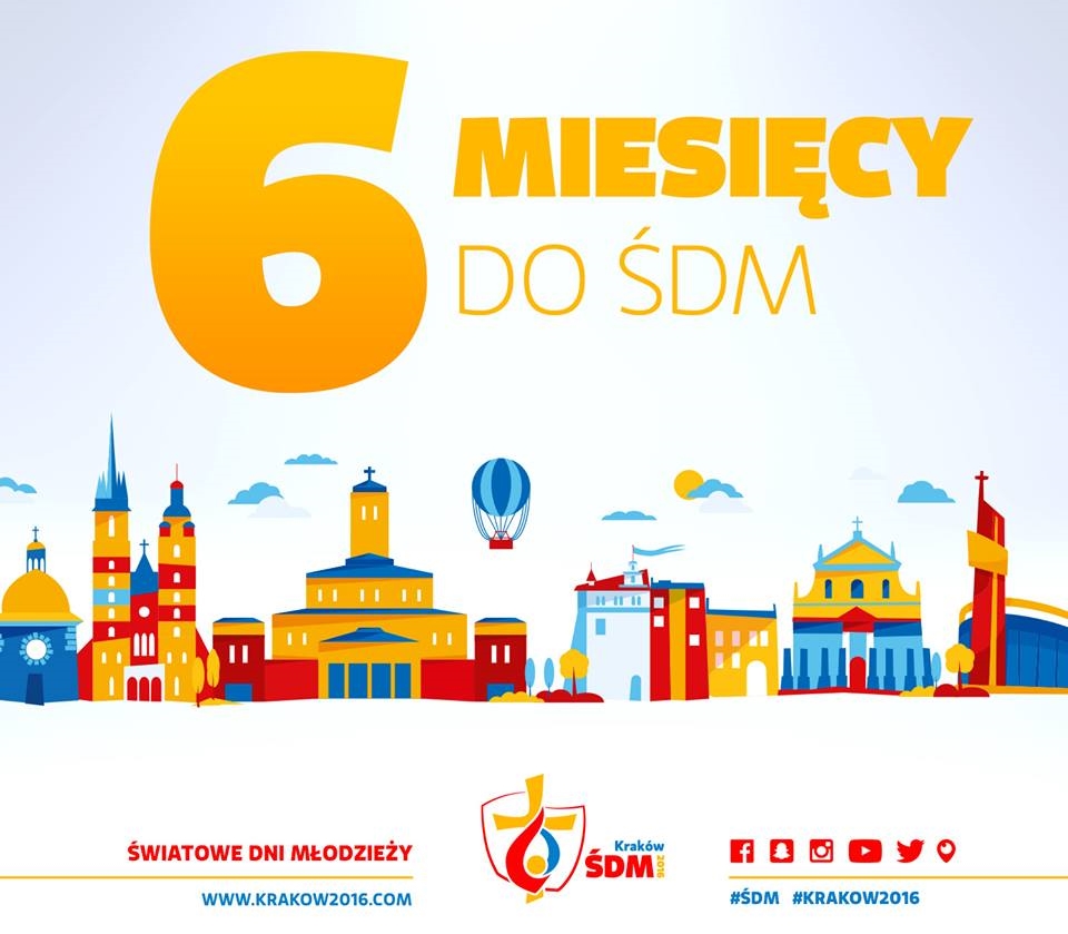 światowe dni młodzieży 6 miesięcy