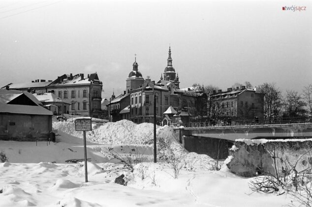 Nowy Sącz w zimowej szacie 1962