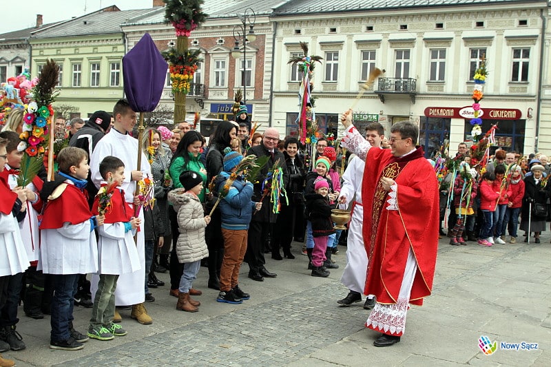 Niedziela Palmowa Nowy Sącz 2016 Rynek
