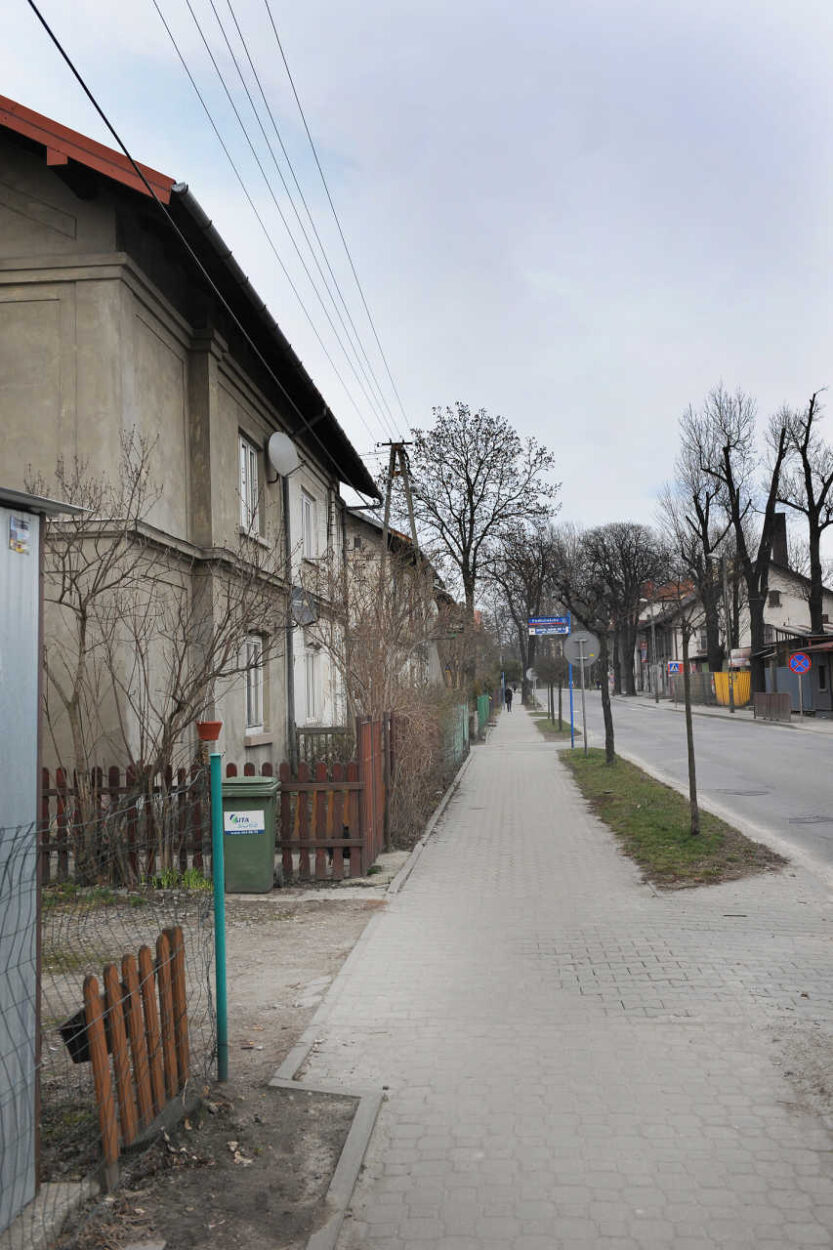 fragment ul. Kolejowej w Nowym Saczu