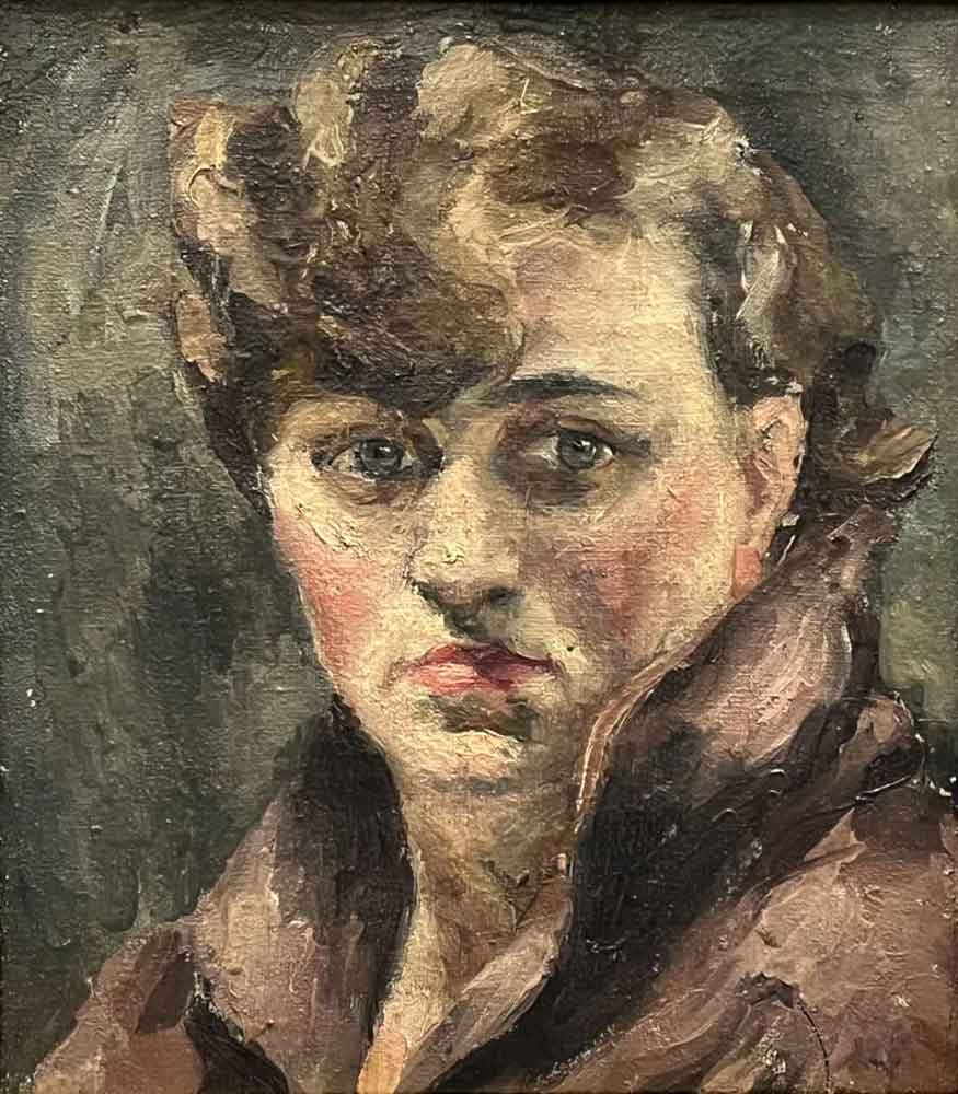 Mariia Ritter - autoportret ze zbiorów Muzeum Ziemi Sądeckiej