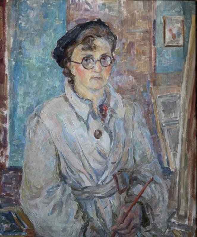 autoportret Marii Ritter ze zbiorów Muzeum Ziemi Sądeckiej
