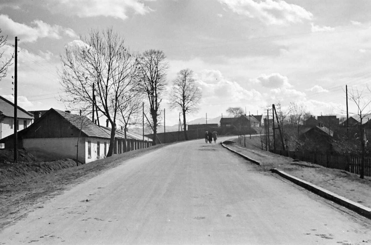 Nawojowska na wysokości cegielni lata 50.
