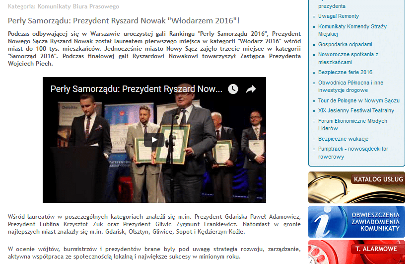 Perły Samorządu 2016