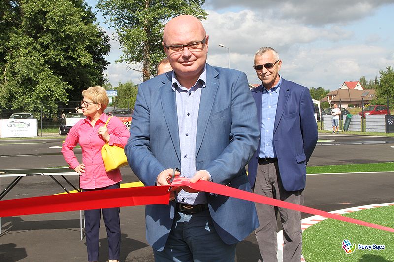 otwarcie toru modelarskiego w Nowym Sączu prezydent Ryszard Nowak