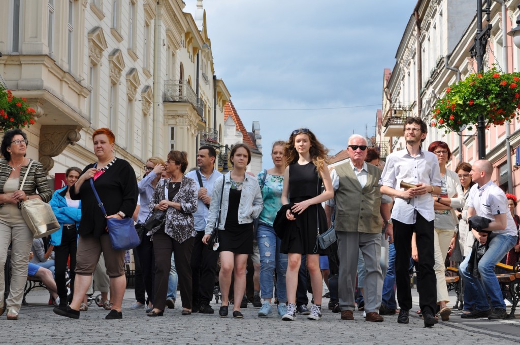 spacer ulicą Jagiellońską Sądecki Sztetl 2016