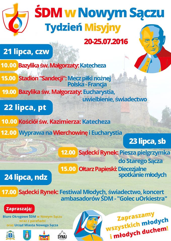 Nowy Sącz plan Tygodnia Misyjnego