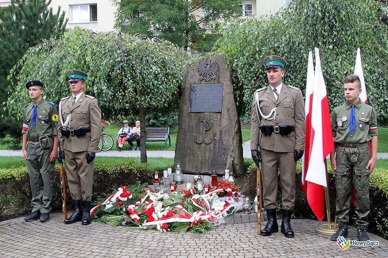 72. rocznicy wybuchu Powstania Warszawskiego - uroczystości w Nowym Sączu
