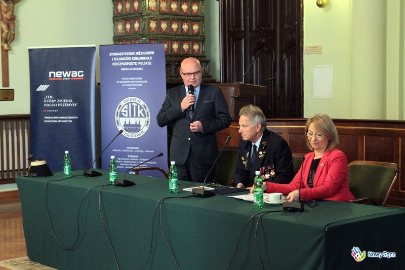 konferencja 140 lat kolei w Nowym Sączu