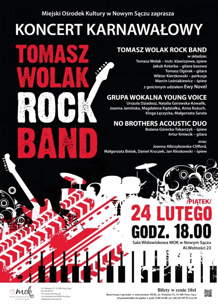 Tomasz Wolak Rock Band koncert Nowy Sącz