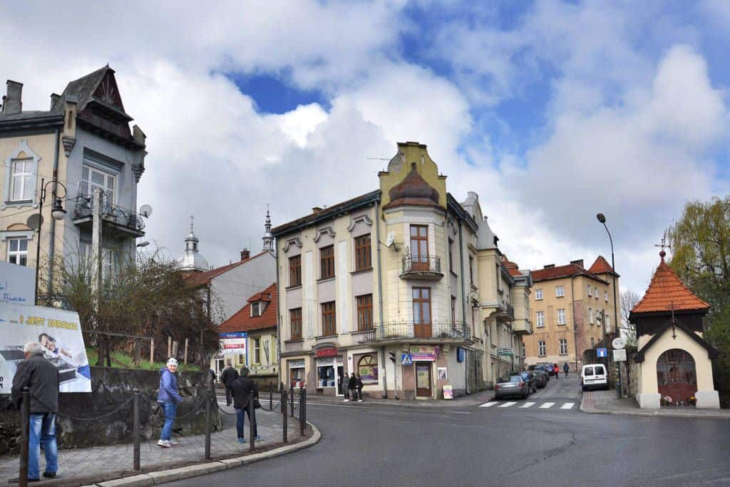 Skrzyżowanie ul. Lwowskiej, Matejki i Zakościelnej w Nowym Sączu