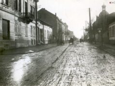 Nowy Sącz lata 30. Ulica św. Kunegundy. Fot. Józef Gawłowski