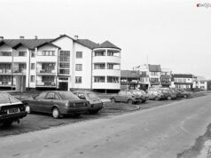 samochody lat 90 ul. Barbackiego Nowy Sącz