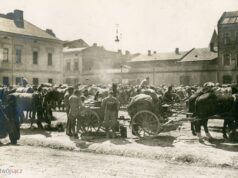 Tabory na placu w 1915 roku