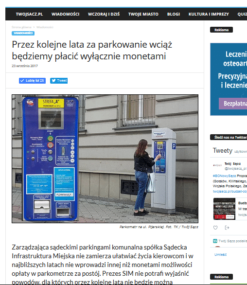 Odpowiedź na sprostowanie Prezesa Zarządu Sądecka Infrastruktura Miejska Sp. z o.o.