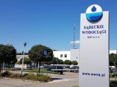 Nowy Sącz ulica Wincentego Pola - siedziba Sądeckich Wodociągów
