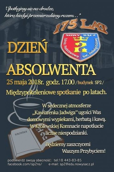 Szkoła Podstawowa nr 2 w Nowym Sącz u jubileusz 175 lat