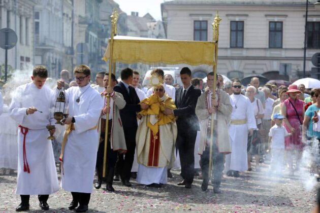 Procesja Bożego Ciała 2018 Nowy Sącz