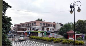 Skrzyżowanie ul. Długosza i Kościuszki w Nowym Saczu