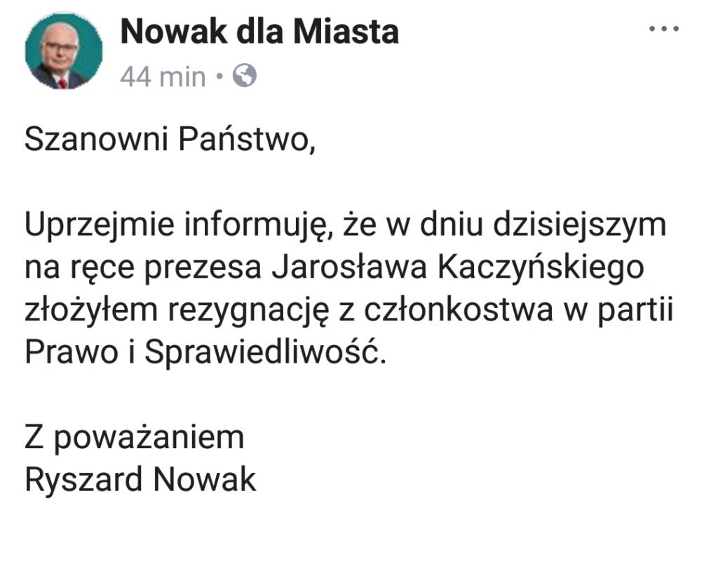 Nowak PiS