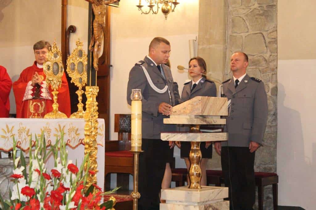 nabożeństwo z okazji 99. rocznicy powstania Policji Nowy Sącz