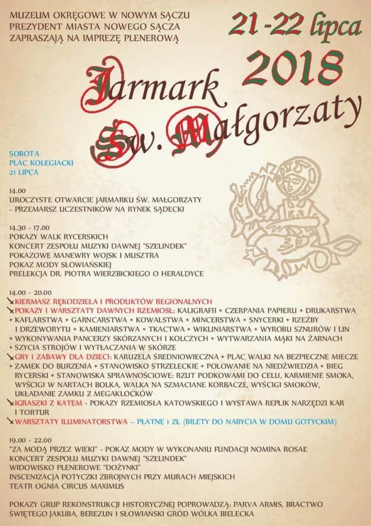 jarmark świętej Małgorzaty 2018