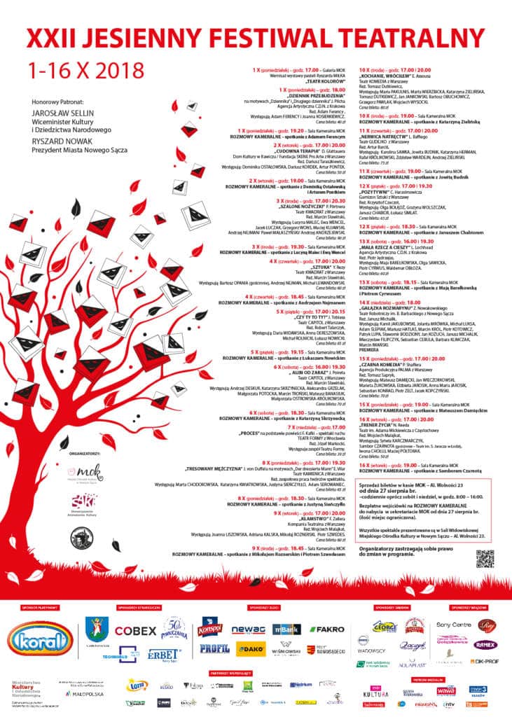 XXII Jesienny Festiwal Teatralny