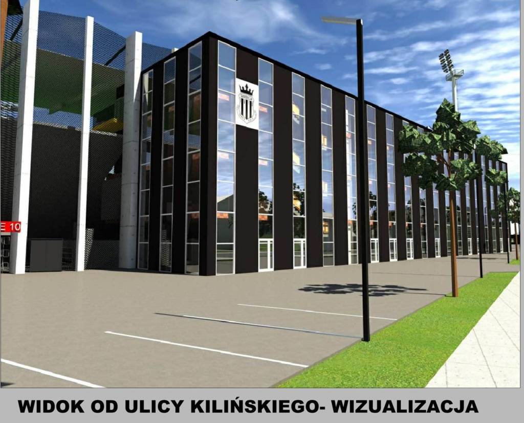budowa stadionu w Nowym Sączu projekt