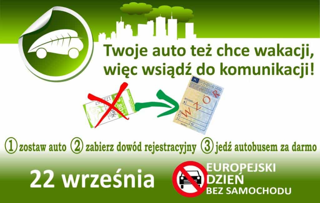 Europejski Dzień Bez Samochodu w Nowym Sączu