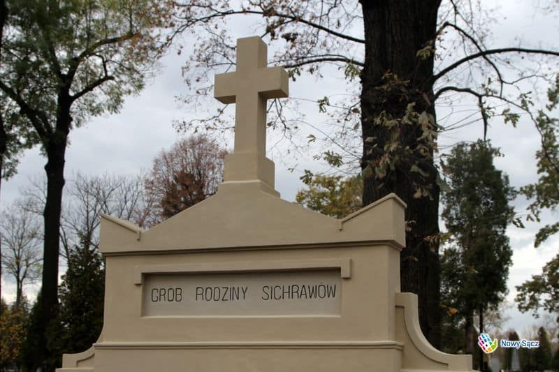 Roman Sichrawa grobowiec na cmentarzu w Nowym Sączu