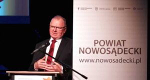 Obchody 20-lecia Powiatu Nowosądeckiego starosta Jan Golonka