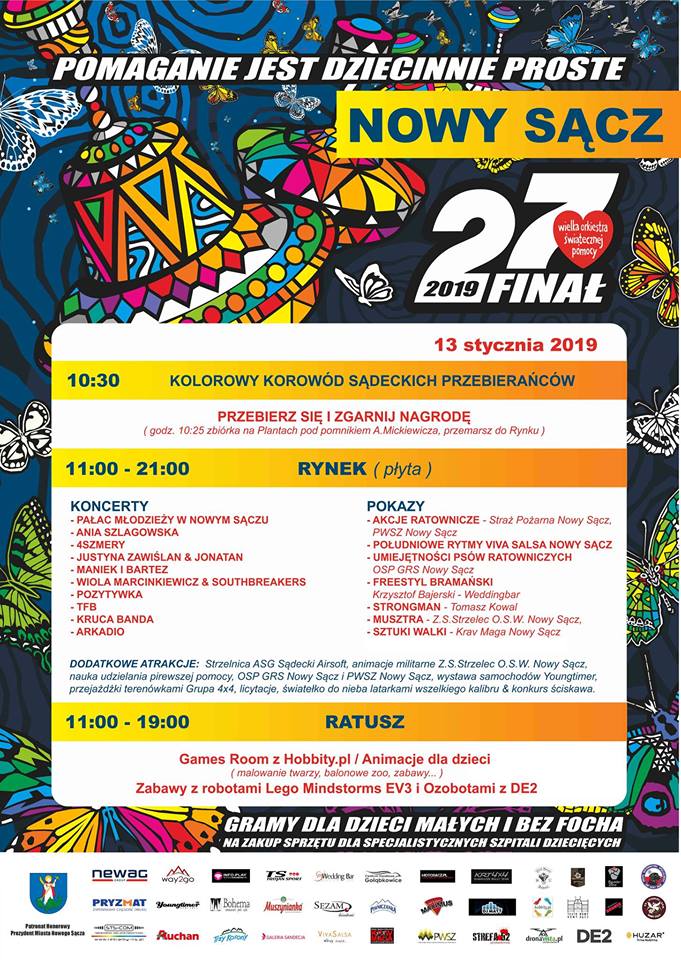 finał wośp Nowy Sącz