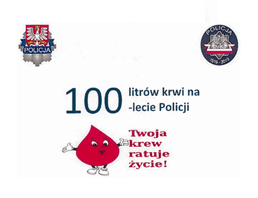 100 litrów krwi na 100-lecie Policji