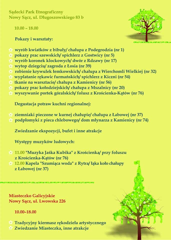 majówka w skansenie 2019 Nowy Sącz