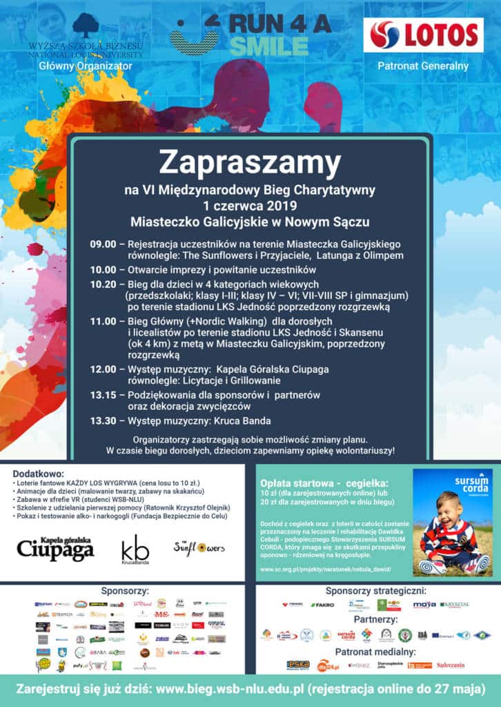 6 Bieg po uśmiech Nowy Sącz Run 4 a Smile