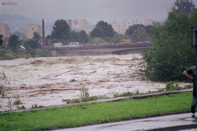 powódź 2001 Nowy Sącz