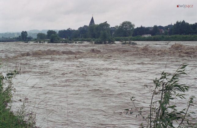 powódź 2001 w Nowym Sączu