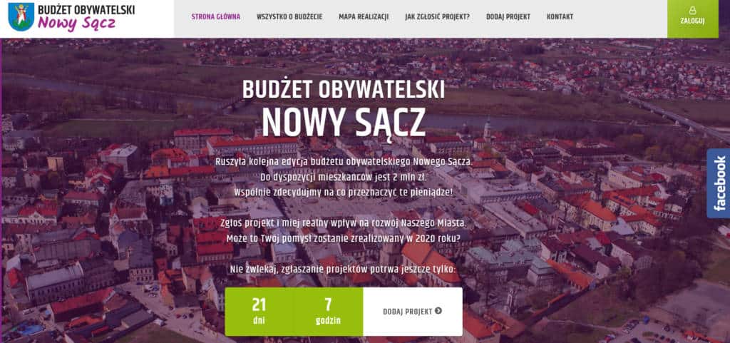 Do 22 lipca potrwa nabór projektów do piątej w historii Nowego Sącza edycji budżetu obywatelskiego